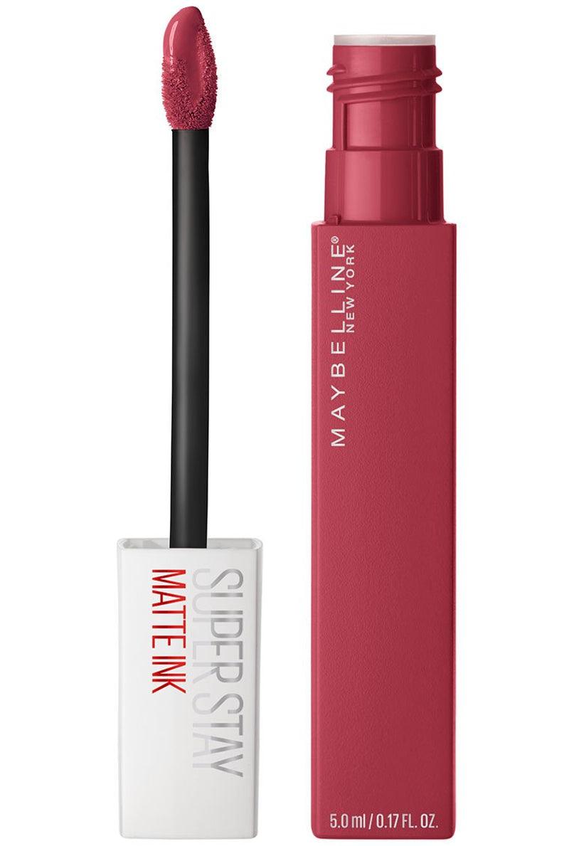 Maybelline Super Stay Matte Ink Liquid Lipstick Makeup, Long Lasting High Impact Color, up to 16H Wear, Lover, Mauve Neutral, 1 Count - Supply Center USA