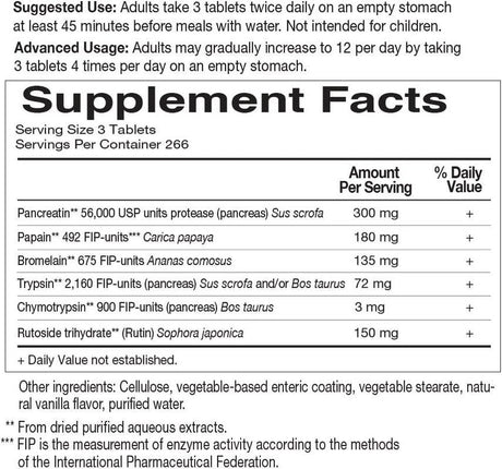 Garden of Life Joint Supplement for Men and Women - Wobenzym N Systemic Enzymes, Clinically Studied Formula for Healthy Joints, Mobility, Flexibility, Post-Exercise Recovery, Gluten Free, 800 Tablets - Supply Center USA