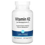 Lake Avenue Nutrition, Vitamin K2 (as Menaquinone-7), 50 mcg, 360 Veggie Softgels - Supply Center USA