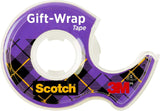 Scotch Gift-Wrap Tape, 2 Rolls, the Go-To Tape for Holiday Gift Wrapping, 3/4 X 600 Inches, Dispensered (15DM-2)