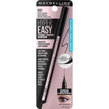 Maybelline Hyper Easy Liquid Pen No-Skip Eyeliner, Satin Finish, Waterproof Formula, Pitch Black, 0.018 Fl Oz - Supply Center USA