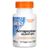 Doctor's Best, Serrapeptase, 40,000 SPU, 90 Veggie Caps - Supply Center USA