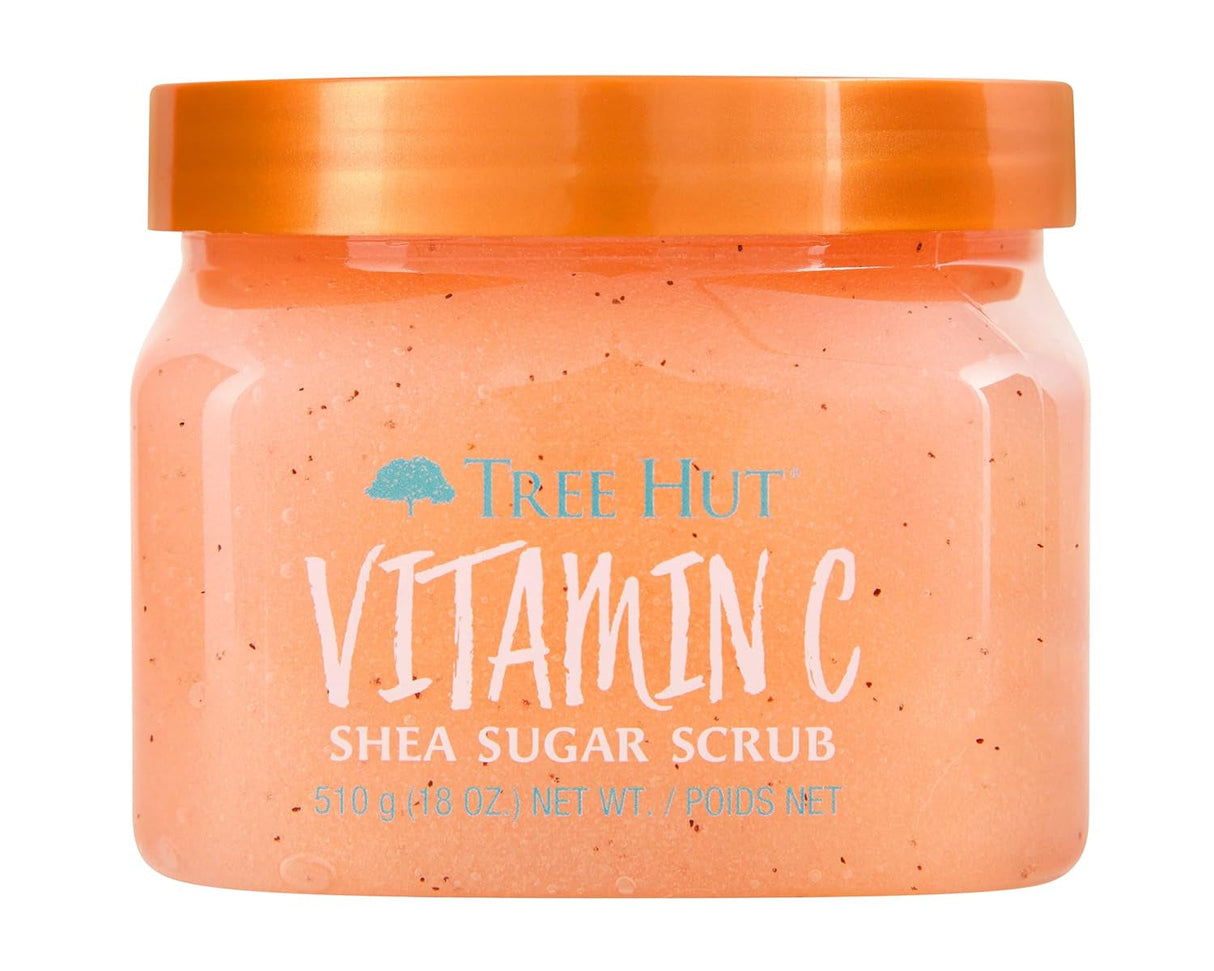 Tree Hut Blue Lagoon Shea Sugar Scrub | Exfoliating Body Scrub Removes Dead, Dry Skin for a Soft & Hydrated Feel | Nourishing Essential Body Care | 18 Fl Oz.