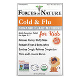 Forces of Nature, Organic Plant Medicine, Cold & Flu, For Kids Ages 3-12, Lemon, 0.34 fl oz (10 ml) - Supply Center USA