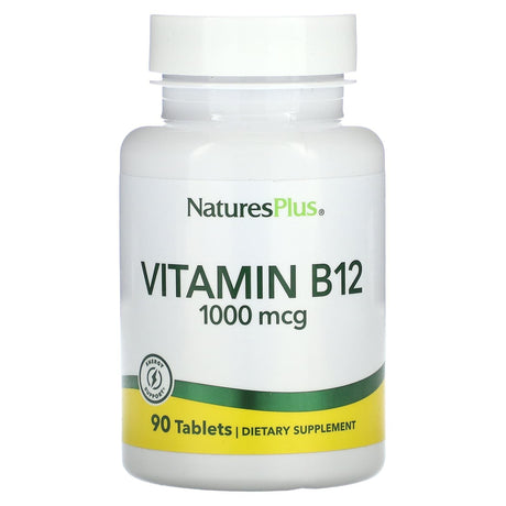 NaturesPlus, Vitamin B12, 1,000 mcg, 90 Tablets - Supply Center USA