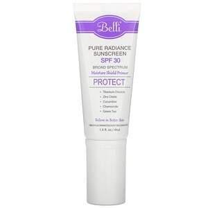 Belli Skincare, Pure Radiance Sunscreen, SPF 30, 1.5 fl oz (44 ml) - Supply Center USA