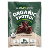 Purely Inspired, Organic Plant-Based Protein Powder, Rich Decadent Chocolate, 14 Single Serve Packets, 1.23 oz (35 g) Each - Supply Center USA