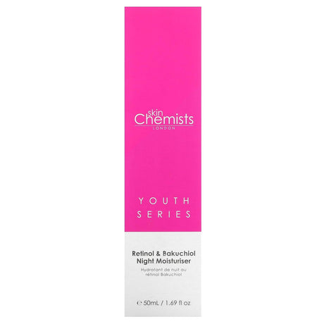 Skin Chemists, Youth Series, Retinol & Bakuchiol Night Moisturiser, 1.69 fl oz (50 ml) - Supply Center USA