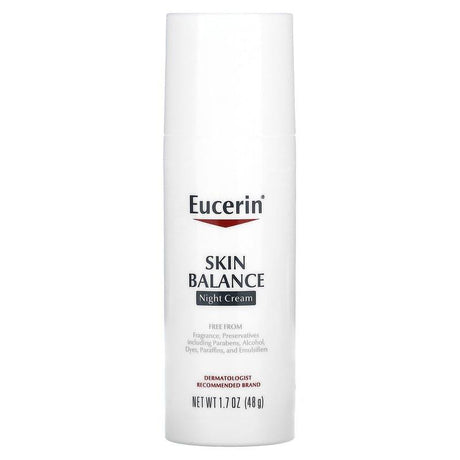 Eucerin, Skin Balance, Facial Night Cream, 1.7 oz (48 g) - Supply Center USA