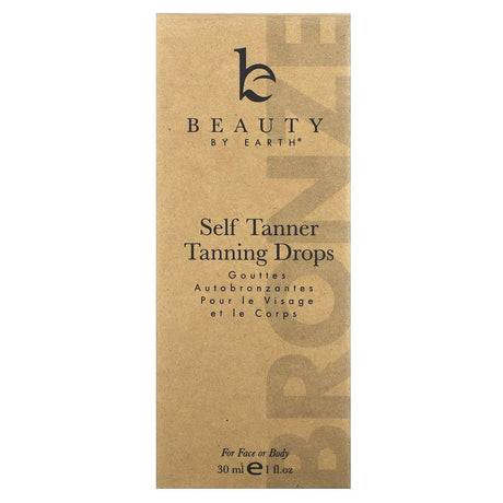 Beauty By Earth, Self Tanner, Tanning Drops, 1 fl oz (30 ml) - Supply Center USA