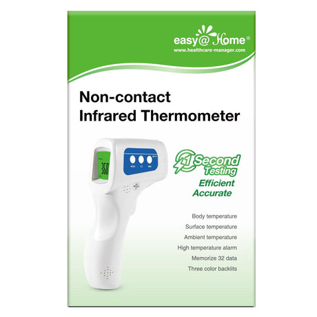 Easy@Home, Non-Contact Infrared Thermometer, 1 Thermometer - Supply Center USA