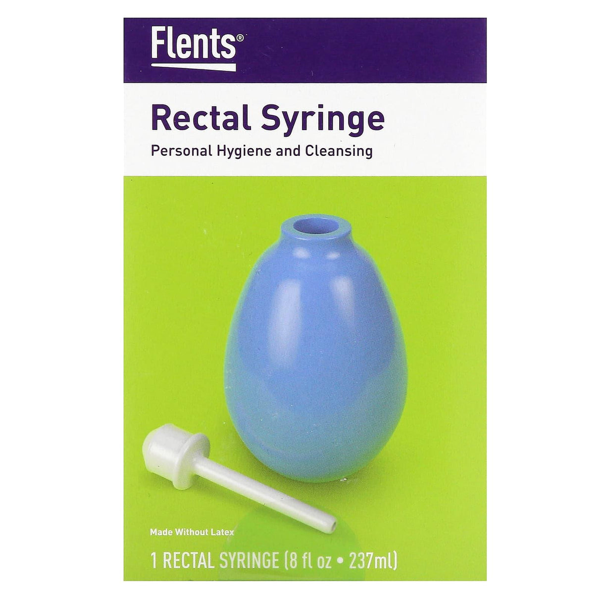 Flents, Rectal Syringe, 8 fl oz (237 ml) - Supply Center USA