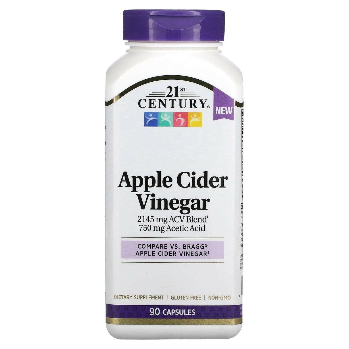 21st Century, Apple Cider Vinegar, 90 Capsules - Supply Center USA