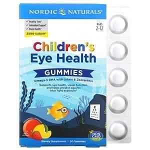 Nordic Naturals, Children's Eye Health Gummies, Ages 2-12, Strawberry Lemonade, 30 Gummies - Supply Center USA