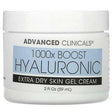 Advanced Clinicals, Hyaluronic, Extra Dry Skin Gel Cream, 2 fl oz (59 ml) - Supply Center USA