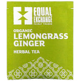 Equal Exchange, Organic Lemongrass Ginger Herbal Tea, Caffeine-Free, 20 Tea Bags, 1.05 oz (30 g) - Supply Center USA