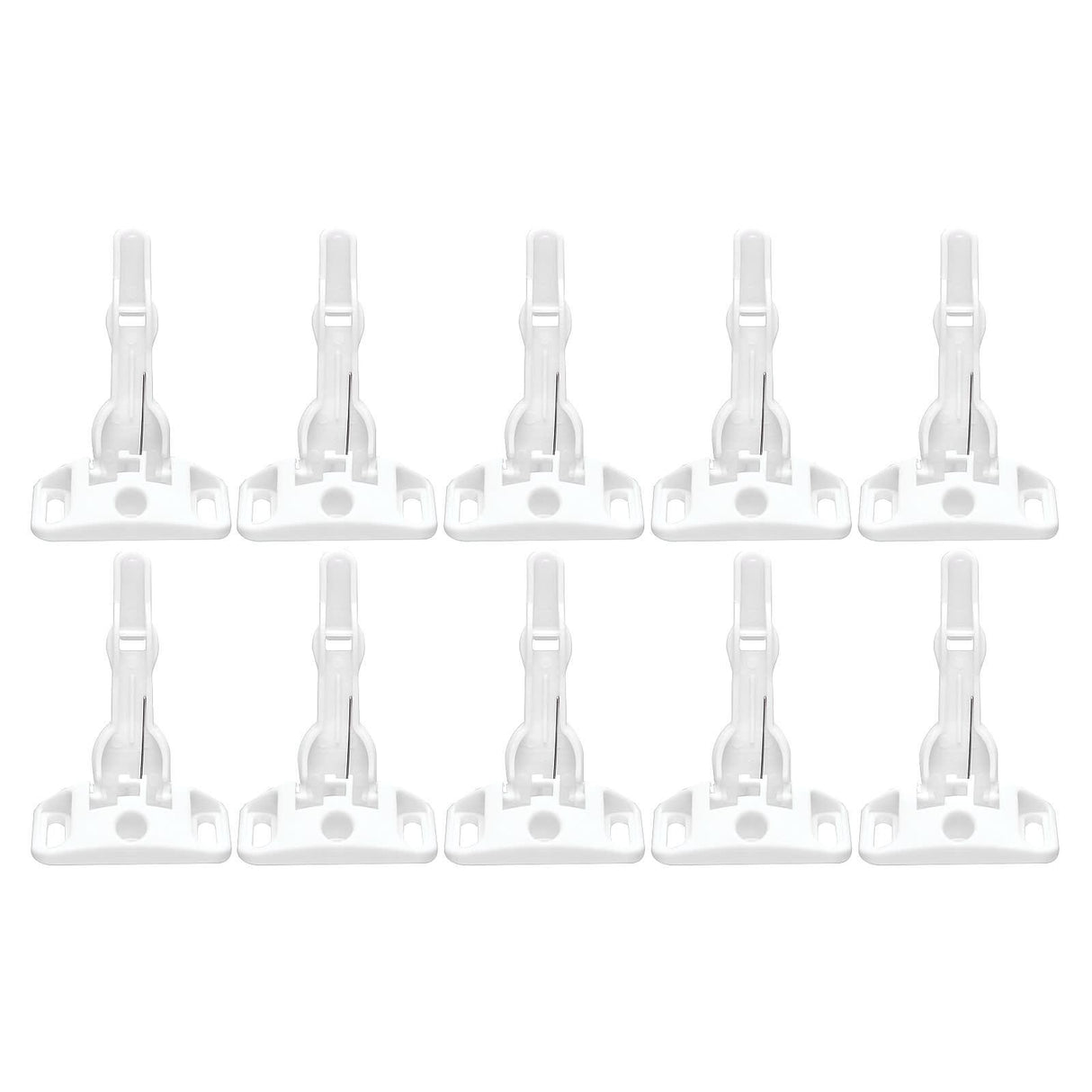 Safety 1st, Spring-Loaded Cabinet & Drawer Latches, 10 Pack - Supply Center USA