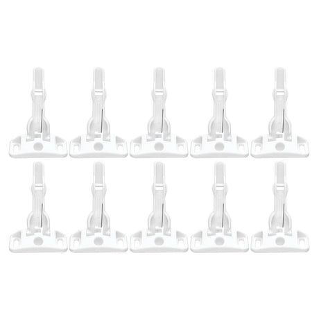 Safety 1st, Spring-Loaded Cabinet & Drawer Latches, 10 Pack - Supply Center USA