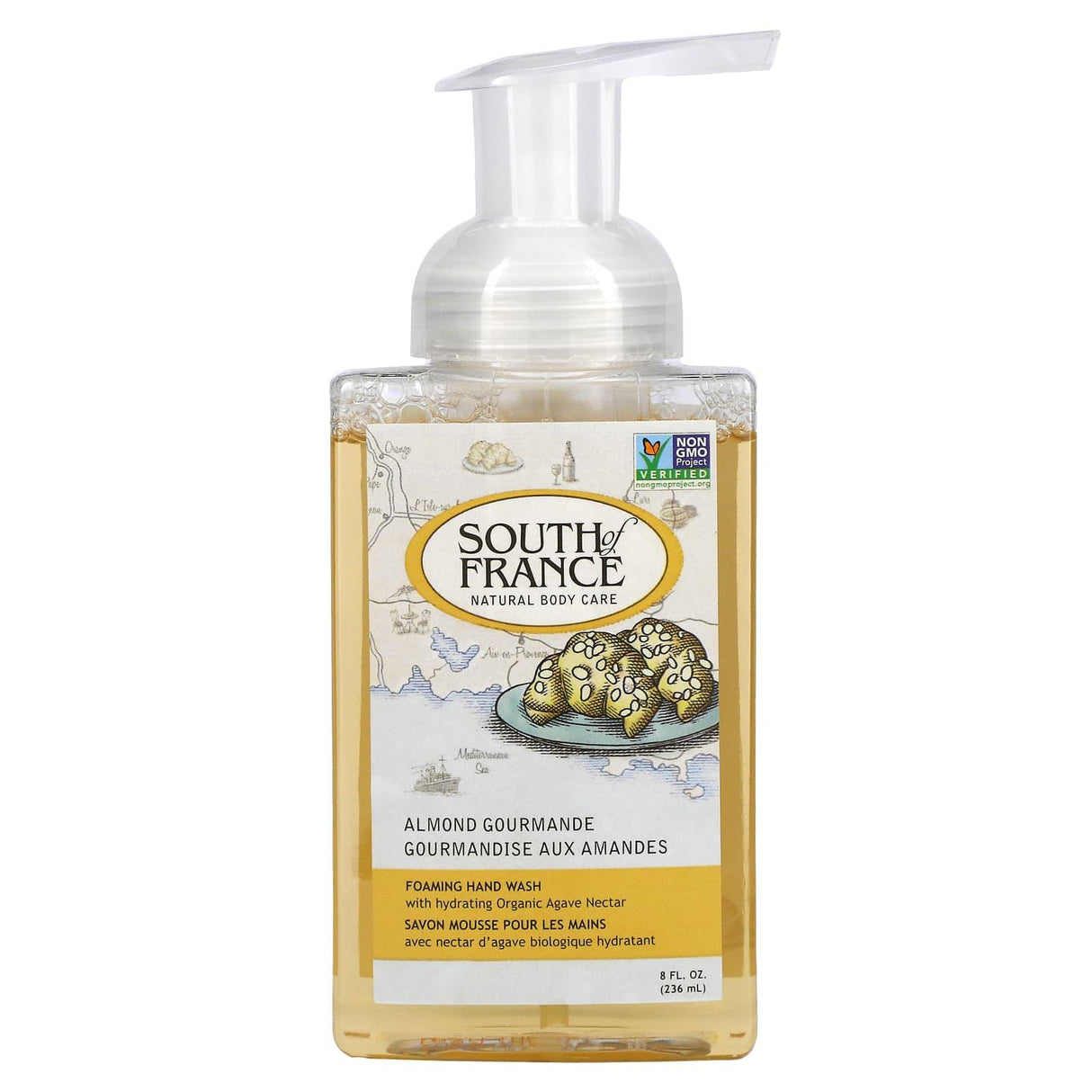 SoF, Hydrating Foaming Hand Wash with Agave Nectar, Almond Gourmande, 8 fl oz (236 ml) - Supply Center USA