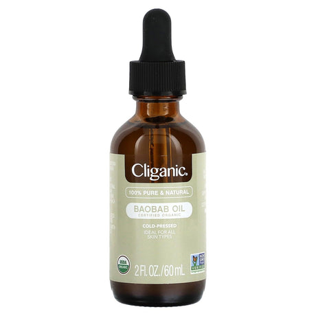 Cliganic, 100% Pure & Natural, Baobab Oil, 2 fl oz (60 ml) - Supply Center USA