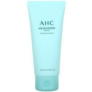 AHC, Aqualuronic Purifying Foam Cleanser, 4.73 fl oz (140 ml) - HealthCentralUSA