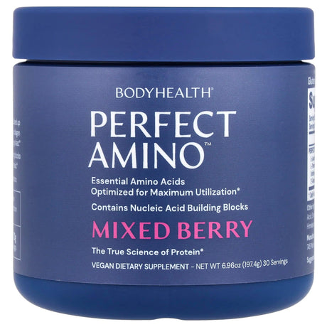 BodyHealth, Perfect Amino™, Mixed Berry , 6.96 oz (197.4 g) - Supply Center USA