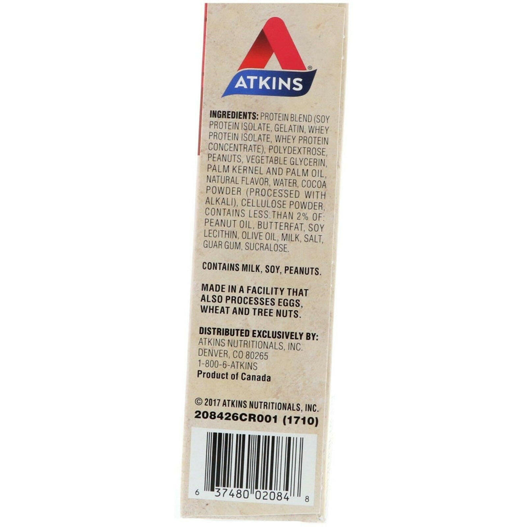 Atkins, Meal Bar, Chocolate Peanut Butter Bar, 8 Bars, 2.12 oz (60 g) - HealthCentralUSA