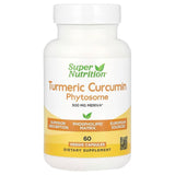 Super Nutrition, Turmeric Curcumin Phytosome Meriva®, 500 mg, 60 Veggie Capsules - Supply Center USA