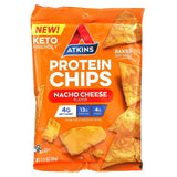 Atkins, Protein Chips, Nacho Cheese, 8 Bags, 1.1 oz (32 g) Each - Supply Center USA