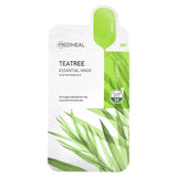 Mediheal, Tea Tree, Essential Beauty Mask, 4 Sheets, 0.81 fl oz (24 ml) Each - Supply Center USA