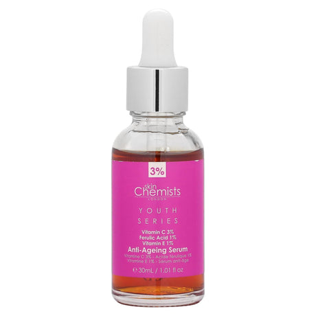 Skin Chemists, Youth Series, Anti-Ageing Serum, 1.01 fl oz (30 ml) - Supply Center USA