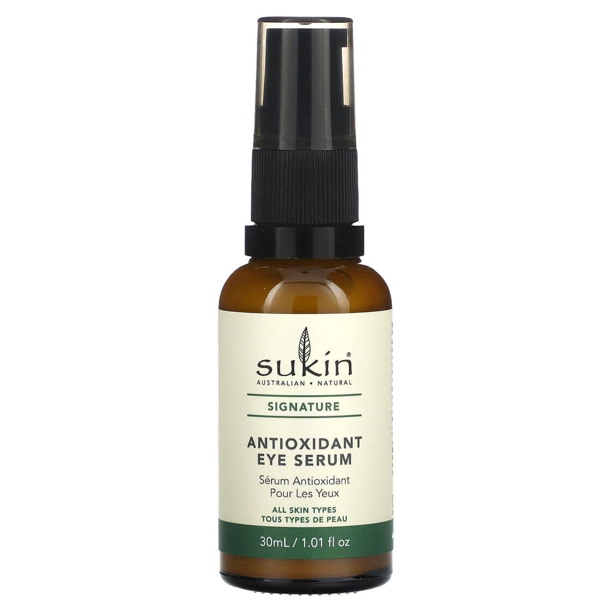 Sukin, Signature, Antioxidant Eye Serum, 1.01 fl oz (30 ml) - Supply Center USA