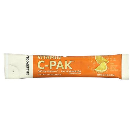 Dr. Mercola, Vitamin C-PAK, Natural Orange, 500 mg, 30 Packets 0.17 oz (4.84 g) Each - Supply Center USA