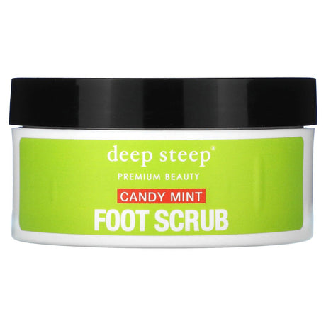 Deep Steep, Therapeutic Foot Scrub, Candy Mint , 8 oz (227 g) - Supply Center USA