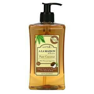 A La Maison de Provence, Liquid Soap For Hand & Body, Pure Coconut, 16.9 fl oz (500 ml) - HealthCentralUSA