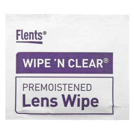 Flents, Wipe 'N Clear, Pre-Moistened Lens Wipes, 20 Wipes - Supply Center USA