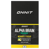 Onnit, Alpha Brain, Instant, Pineapple Punch, 30 Packets, 0.12 oz (3.4 g) Each - Supply Center USA