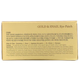 Petitfee, Gold & Snail Hydrogel Eye Patch, 60 Pieces - Supply Center USA