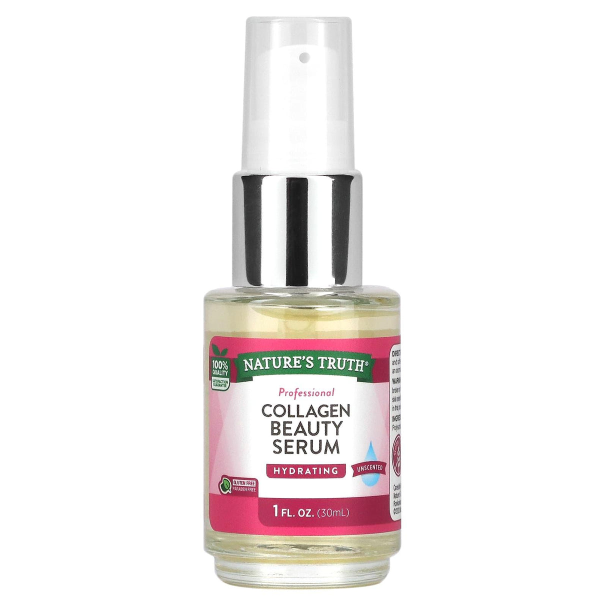 Nature's Truth, Professional Collagen Beauty Serum, Unscented, 1 fl oz (30 ml) - Supply Center USA