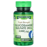 Nature's Truth, Triple Strength Glucosamine Sulfate 2KCL, 3,000 mg, 60 Quick Release Capsules (1,000 mg per Capsule) - Supply Center USA