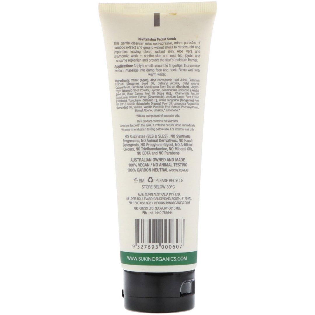 Sukin, Revitalising Facial Scrub, 4.23 fl oz (125 ml) - HealthCentralUSA