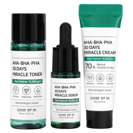 SOME BY MI, AHA BHA PHA 30 Days Miracle Travel Kit, 3 Piece Kit - Supply Center USA