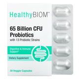 HealthyBiom, 65 Billion CFUs Probiotics, 30 Veggie Capsules - Supply Center USA