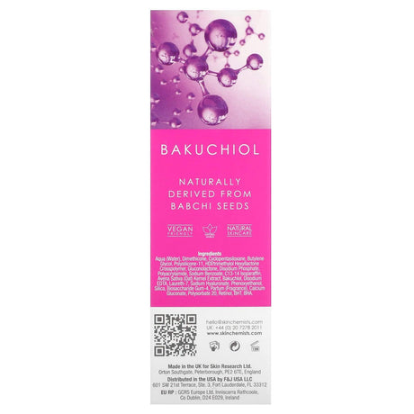 Skin Chemists, Youth Series, Retinol & Bakuchiol Eye Serum, 0.51 fl oz (15 ml) - Supply Center USA