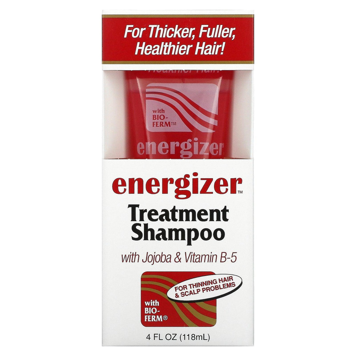 Hobe Labs, Energizer Treatment Shampoo with Jojoba & Vitamin B-5, 4 fl oz (118 ml) - Supply Center USA