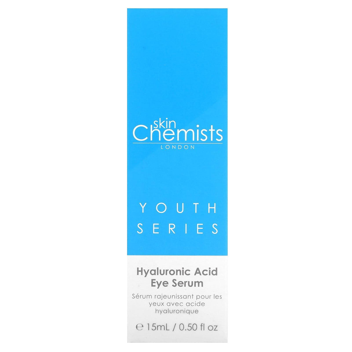 Skin Chemists, Youth Series, Hyaluronic Acid Eye Serum, 0.50 fl oz (15 ml) - Supply Center USA