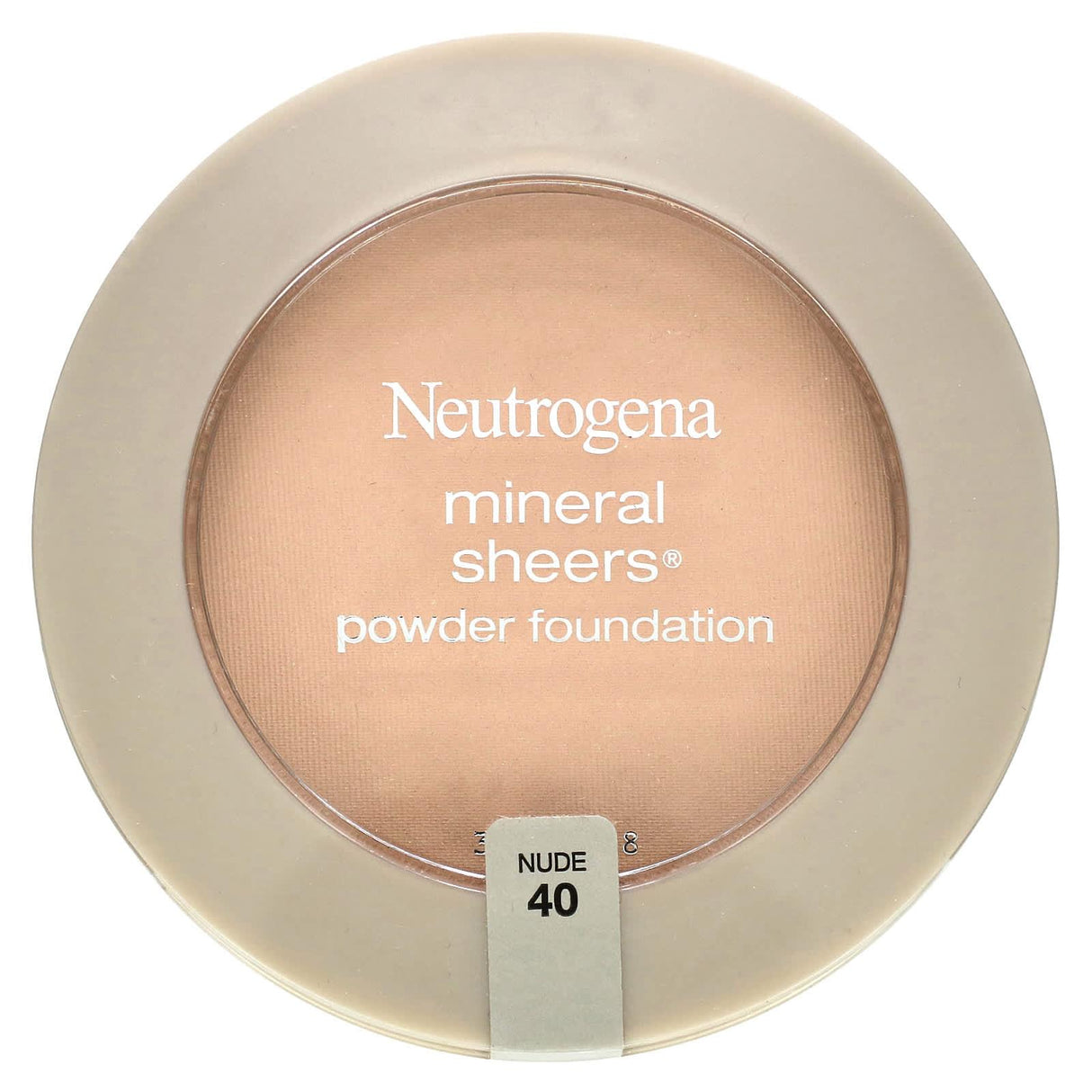 Neutrogena, Mineral Sheers, Powder Foundation, Nude 40, 0.34 oz (9.6 g) - Supply Center USA