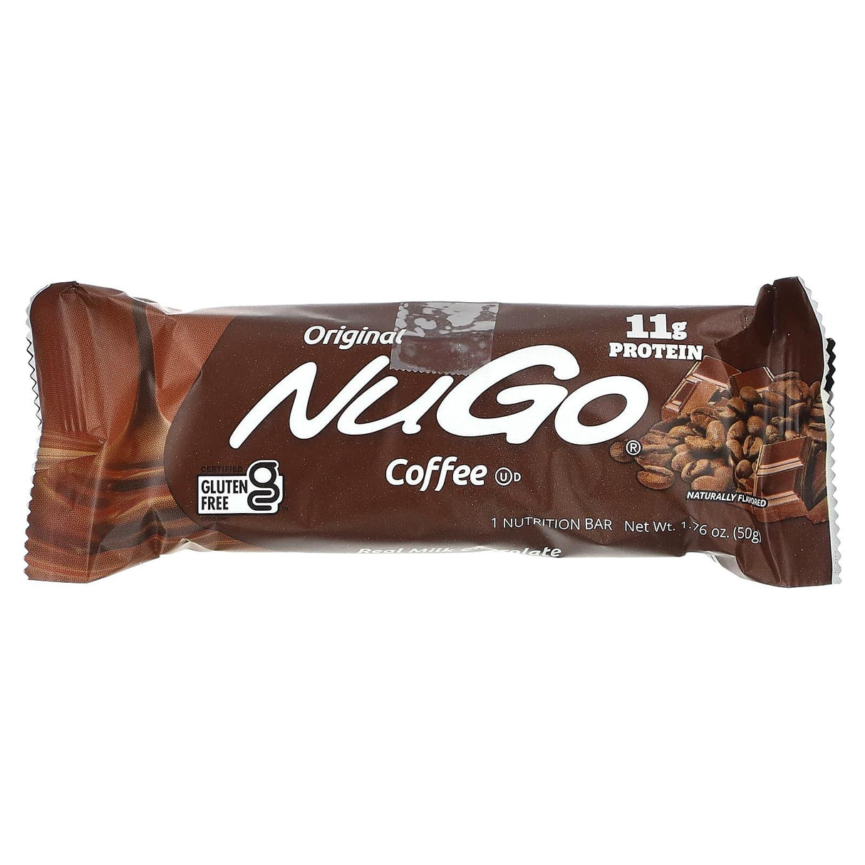 NuGo Nutrition, Coffee Nutrition Bar, 15 Bars 1.76 oz (50 g) Each - Supply Center USA