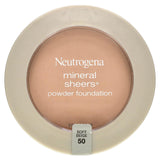 Neutrogena, Mineral Sheers, Powder Foundation, Soft Beige 50, 0.34 oz (9.6 g) - Supply Center USA