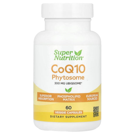 Super Nutrition, CoQ10 Phytosome, 300 mg, 60 Veggie Capsules - Supply Center USA